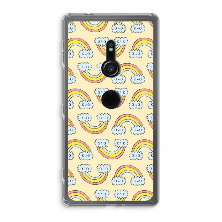 Regenboog: Sony Xperia XZ2 Transparant Hoesje