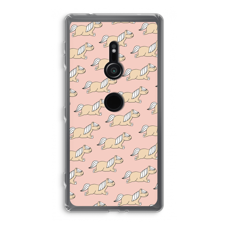 Ponys: Sony Xperia XZ2 Transparant Hoesje