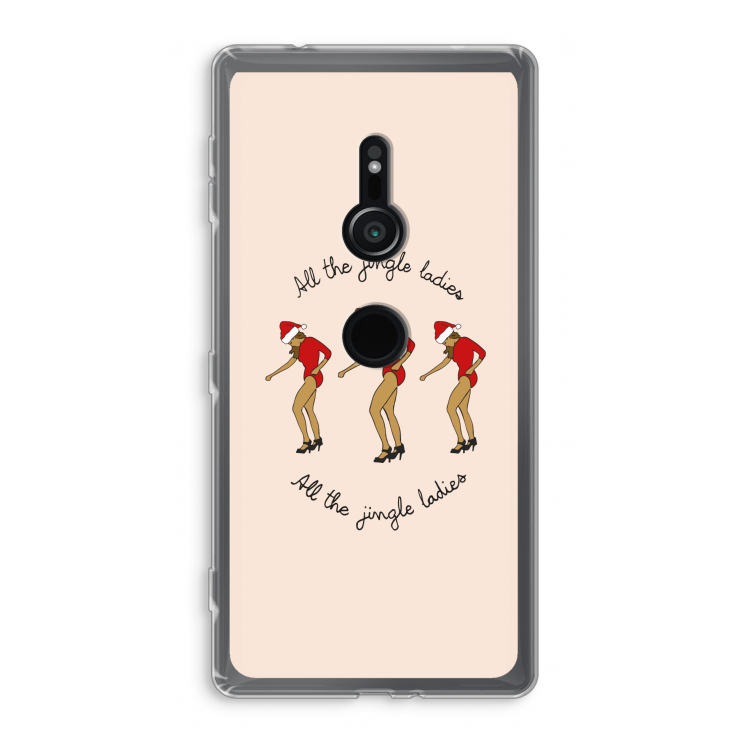 Jingle Ladies: Sony Xperia XZ2 Transparant Hoesje