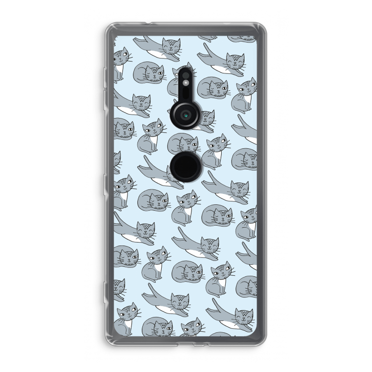 Poezen: Sony Xperia XZ2 Transparant Hoesje