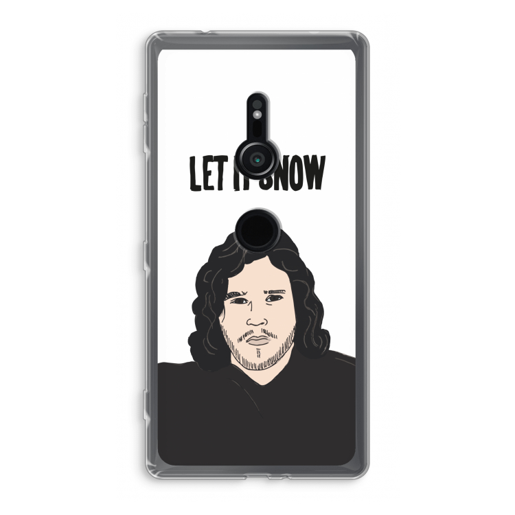 Let It Snow: Sony Xperia XZ2 Transparant Hoesje