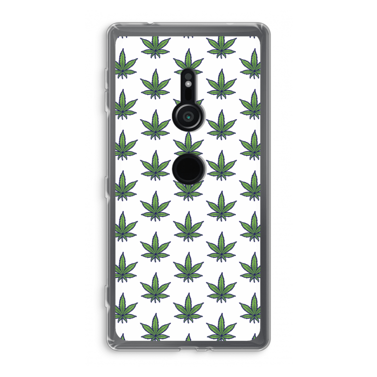 Weed: Sony Xperia XZ2 Transparant Hoesje