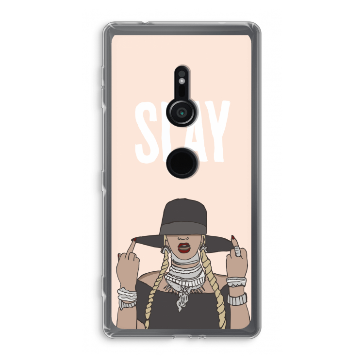 Slay All Day: Sony Xperia XZ2 Transparant Hoesje