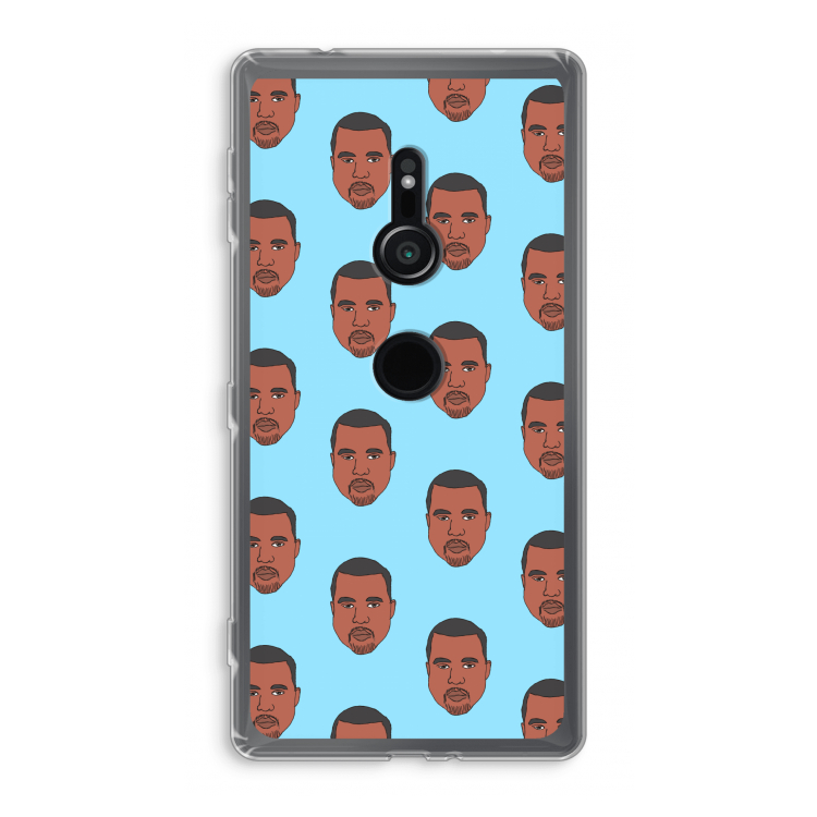 Kanye Call Me?: Sony Xperia XZ2 Transparant Hoesje