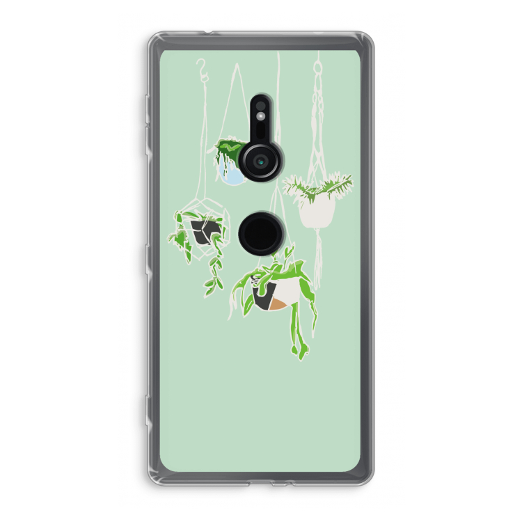 Hang In There: Sony Xperia XZ2 Transparant Hoesje