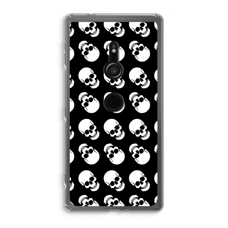 Musketon Skulls: Sony Xperia XZ2 Transparant Hoesje