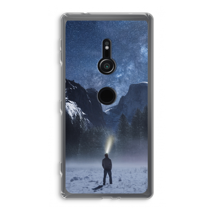 Wanderlust: Sony Xperia XZ2 Transparant Hoesje