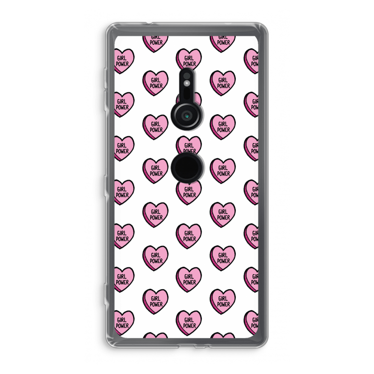 GIRL POWER: Sony Xperia XZ2 Transparant Hoesje