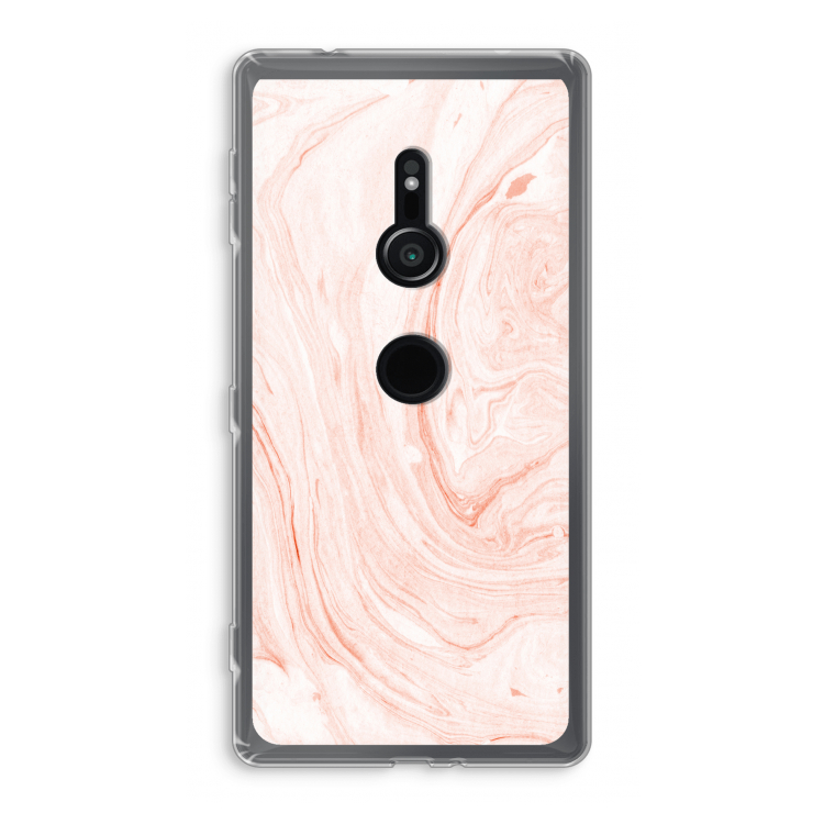 Peach bath: Sony Xperia XZ2 Transparant Hoesje