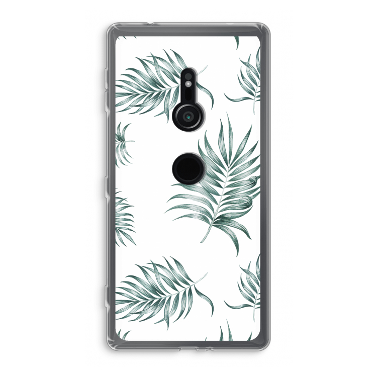 Simple leaves: Sony Xperia XZ2 Transparant Hoesje