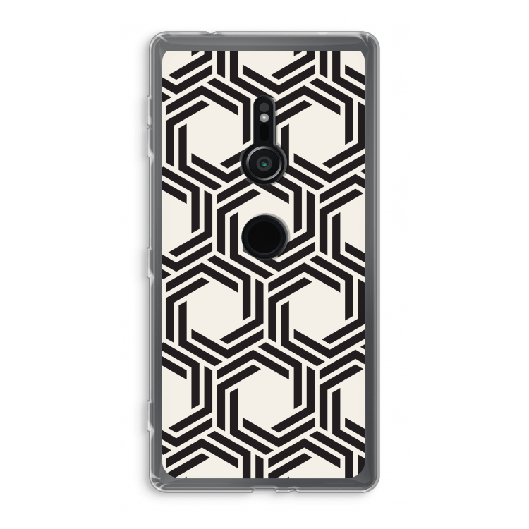 Geometrisch patroon: Sony Xperia XZ2 Transparant Hoesje