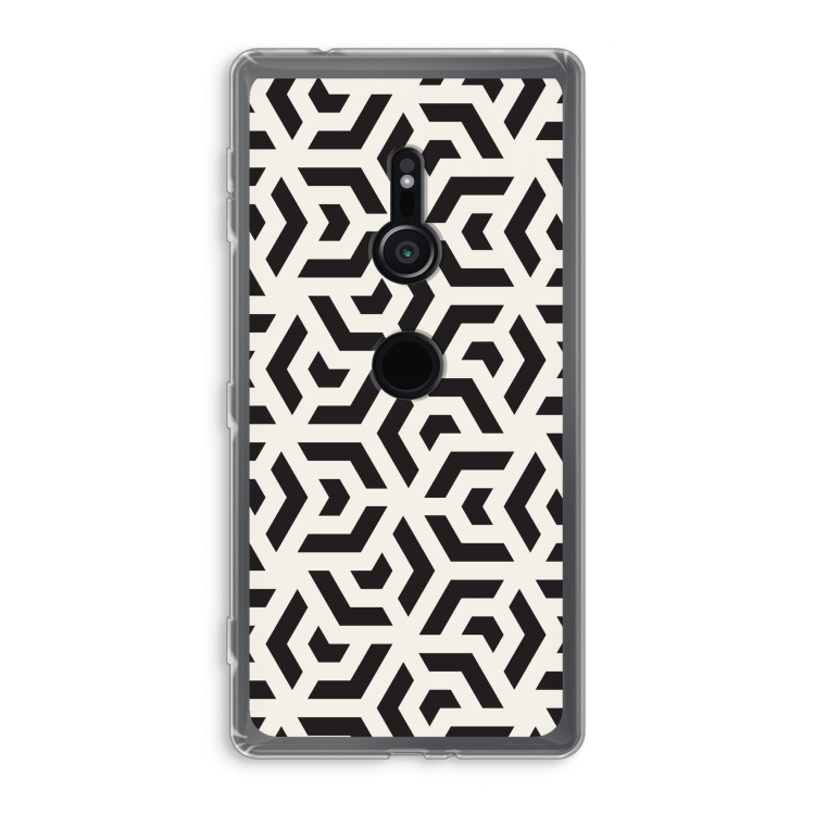 Crazy pattern: Sony Xperia XZ2 Transparant Hoesje