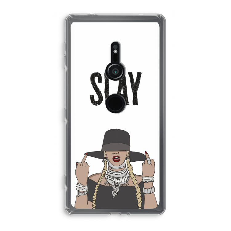 Slay All Day: Sony Xperia XZ2 Transparant Hoesje