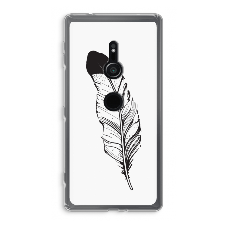 Pluim: Sony Xperia XZ2 Transparant Hoesje