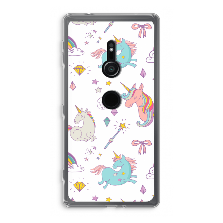 Fantasiewereld: Sony Xperia XZ2 Transparant Hoesje