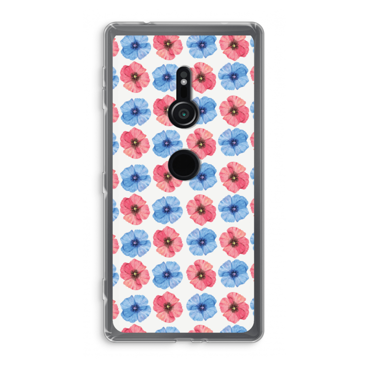 Klaproosjes: Sony Xperia XZ2 Transparant Hoesje