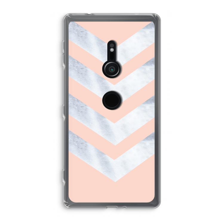 Marmeren pijlen: Sony Xperia XZ2 Transparant Hoesje
