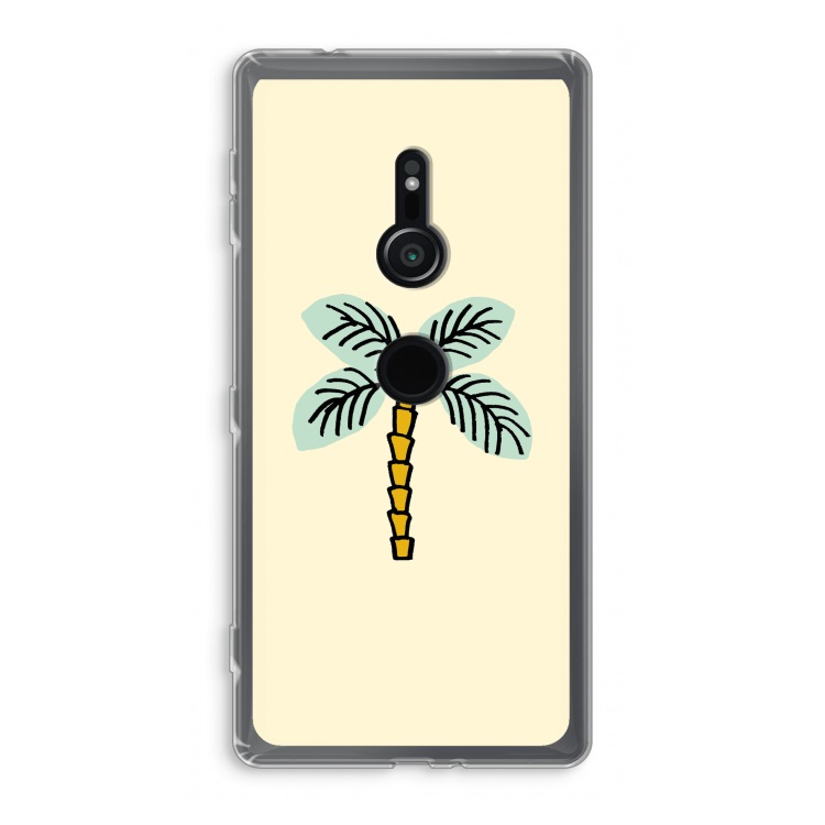 Palmboom: Sony Xperia XZ2 Transparant Hoesje