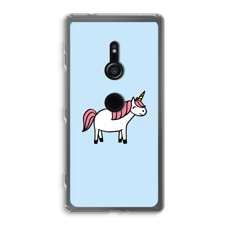 Eenhoorn: Sony Xperia XZ2 Transparant Hoesje