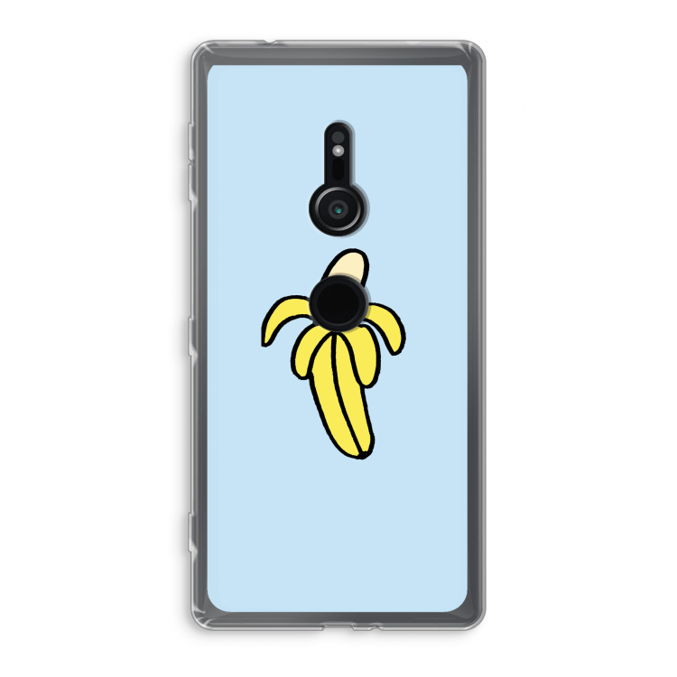 Banana: Sony Xperia XZ2 Transparant Hoesje