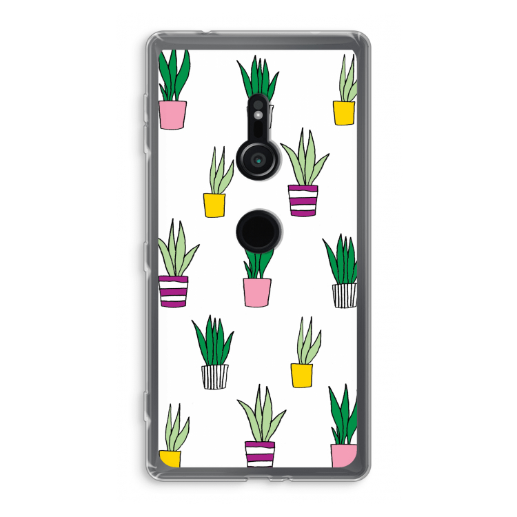 Sanseveria: Sony Xperia XZ2 Transparant Hoesje