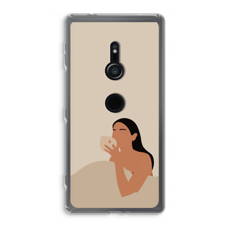Fresh coffee: Sony Xperia XZ2 Transparant Hoesje