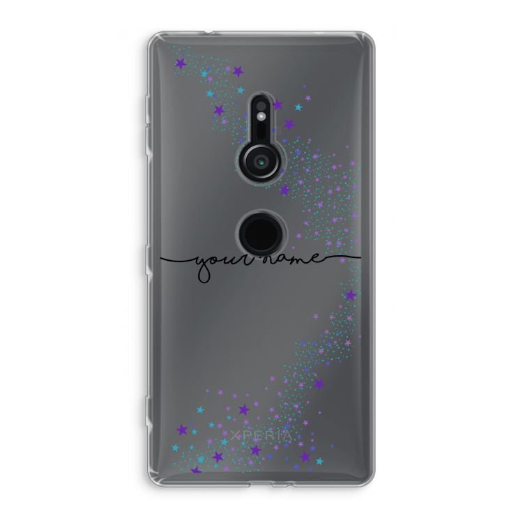 Sterren: Sony Xperia XZ2 Transparant Hoesje