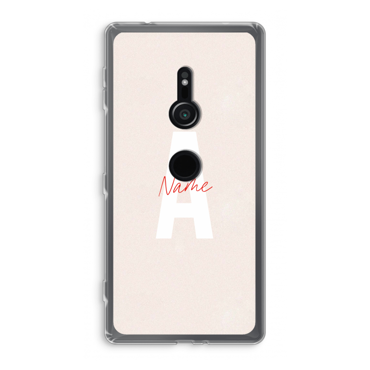 Strawberry Milkshake: Sony Xperia XZ2 Transparant Hoesje