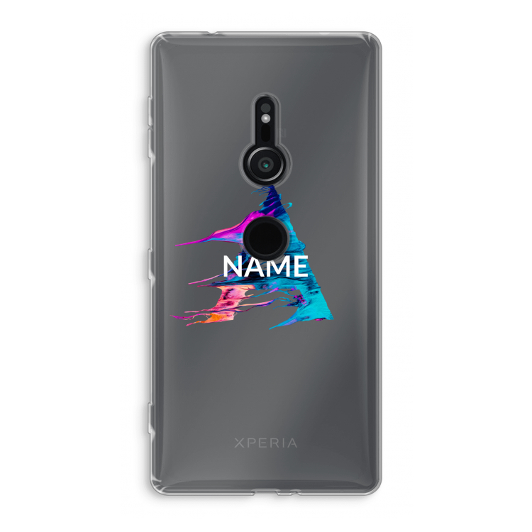 Abstract Spectrum: Sony Xperia XZ2 Transparant Hoesje