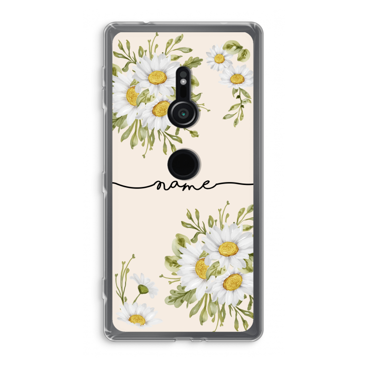 Daisies: Sony Xperia XZ2 Transparant Hoesje