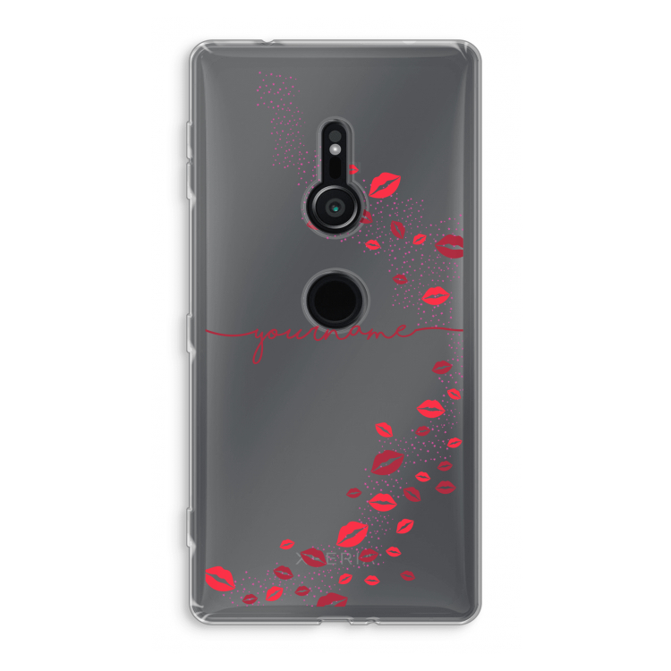 Kusjes: Sony Xperia XZ2 Transparant Hoesje