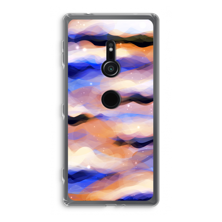 Donkere Wolken: Sony Xperia XZ2 Transparant Hoesje