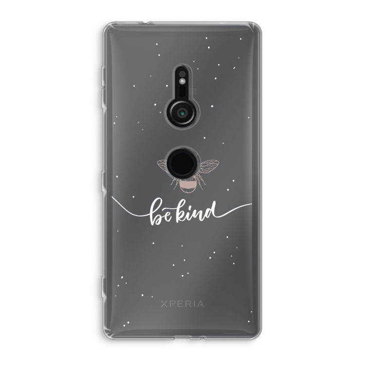 Be(e) kind: Sony Xperia XZ2 Transparant Hoesje
