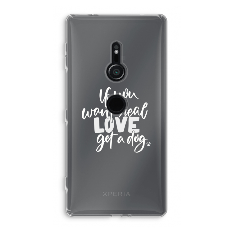 Partner in crime: Sony Xperia XZ2 Transparant Hoesje