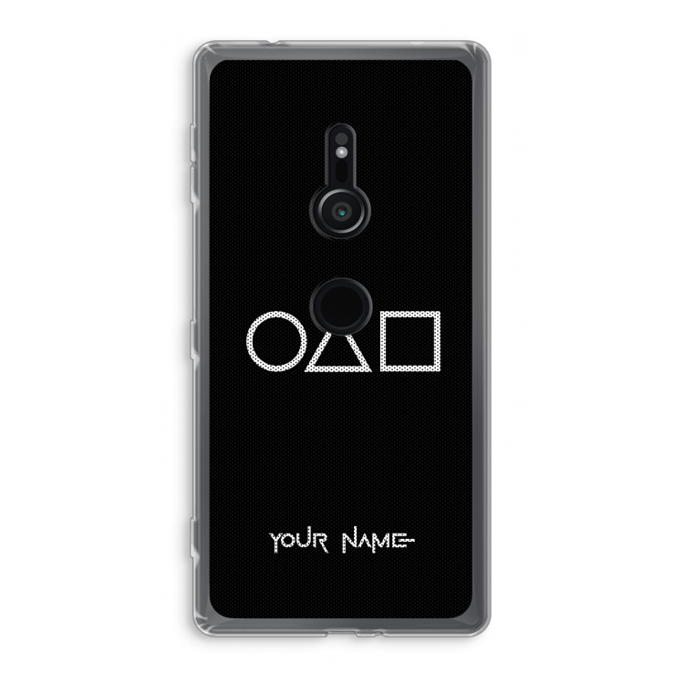 Squid Game: Sony Xperia XZ2 Transparant Hoesje