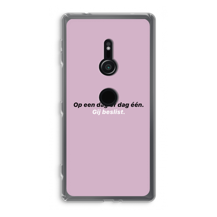 gij beslist: Sony Xperia XZ2 Transparant Hoesje
