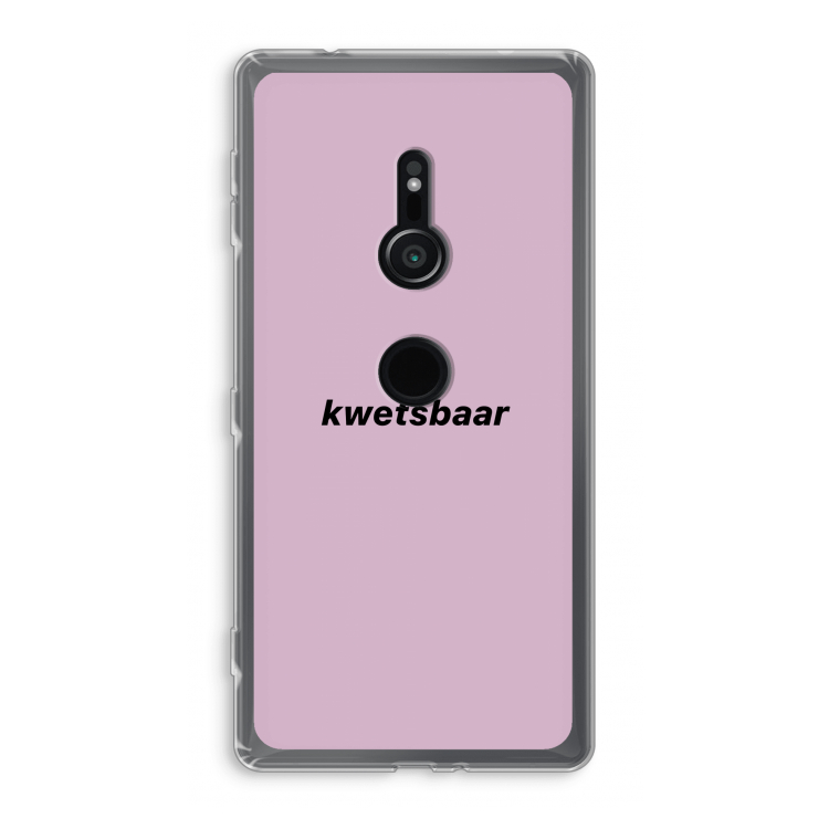 kwetsbaar: Sony Xperia XZ2 Transparant Hoesje