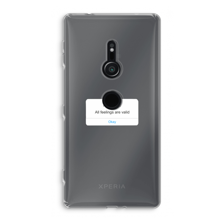 Reminder: Sony Xperia XZ2 Transparant Hoesje