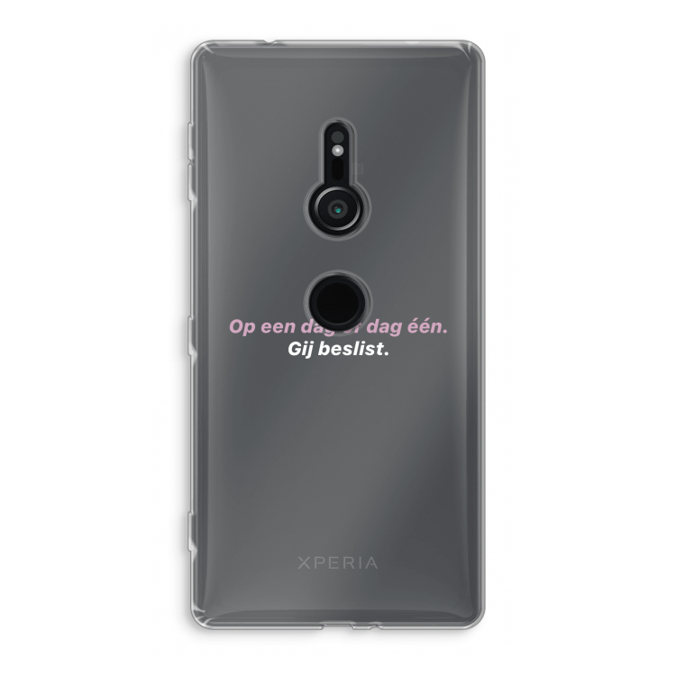 gij beslist: Sony Xperia XZ2 Transparant Hoesje