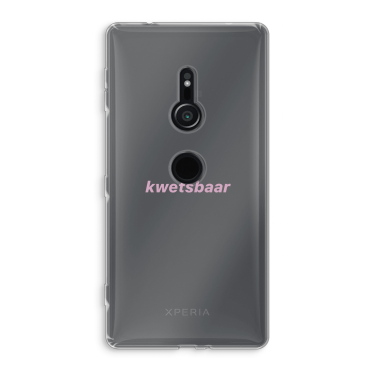 kwetsbaar: Sony Xperia XZ2 Transparant Hoesje
