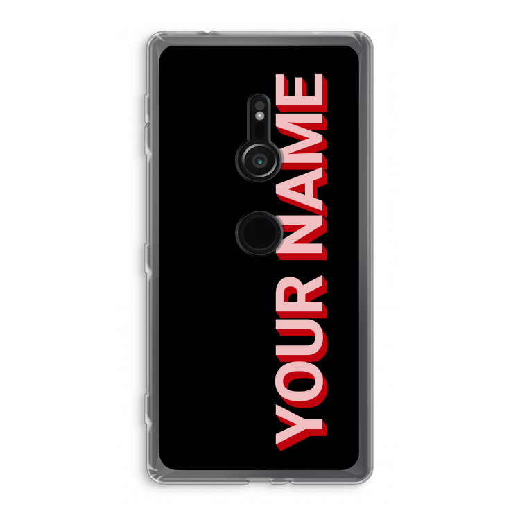 Namecase: Sony Xperia XZ2 Transparant Hoesje