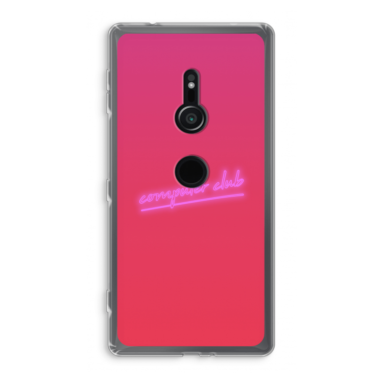 Vice Glow: Sony Xperia XZ2 Transparant Hoesje