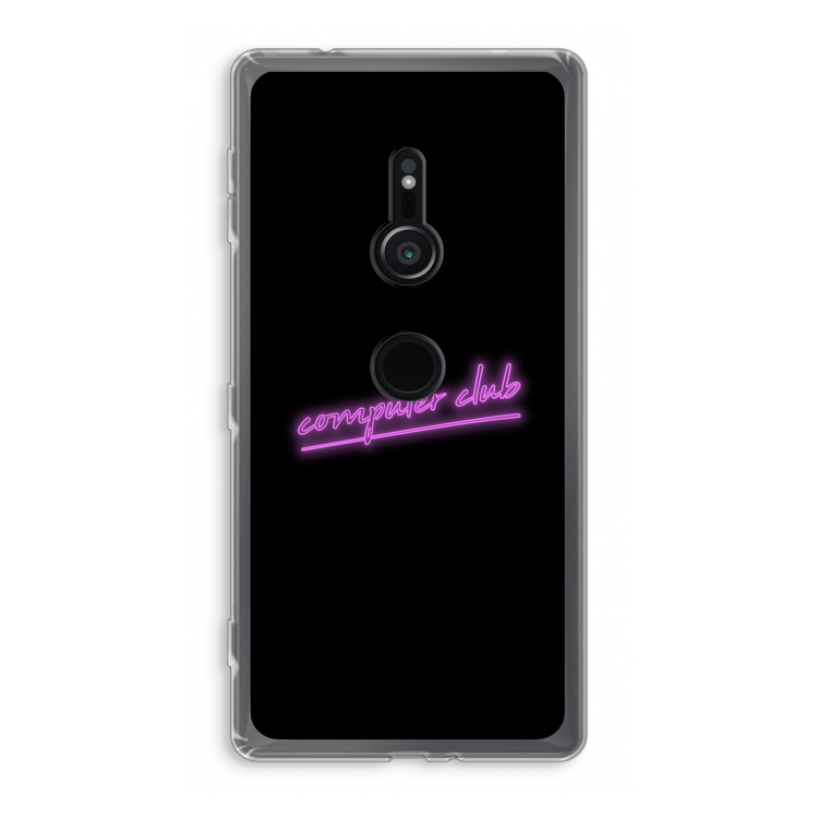Vice Black: Sony Xperia XZ2 Transparant Hoesje