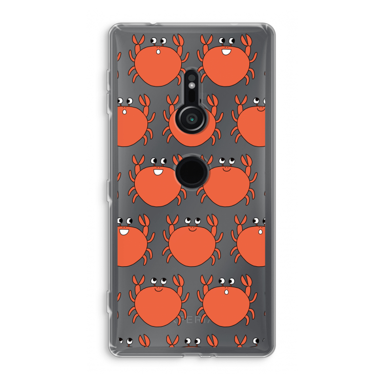 Krab: Sony Xperia XZ2 Transparant Hoesje