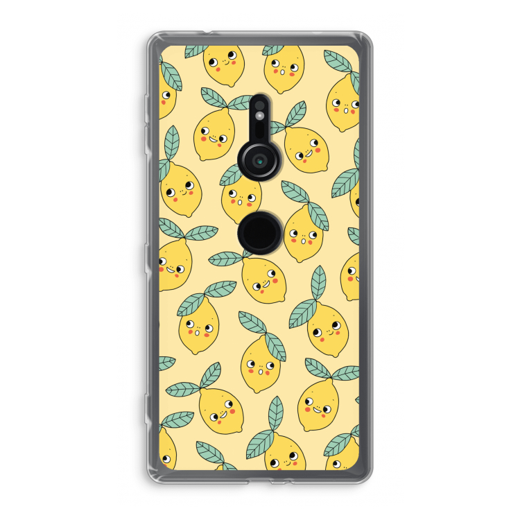 Citroenen: Sony Xperia XZ2 Transparant Hoesje