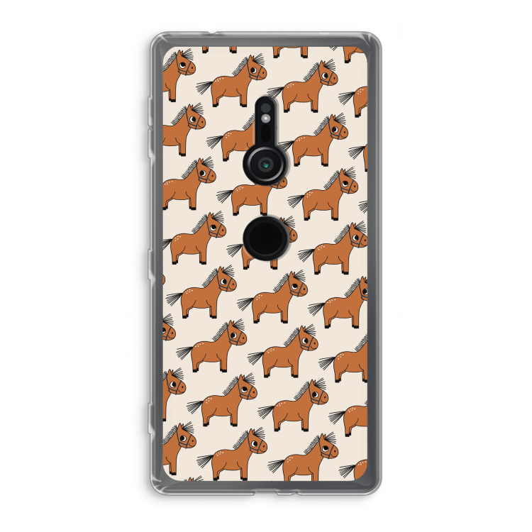 Pony: Sony Xperia XZ2 Transparant Hoesje