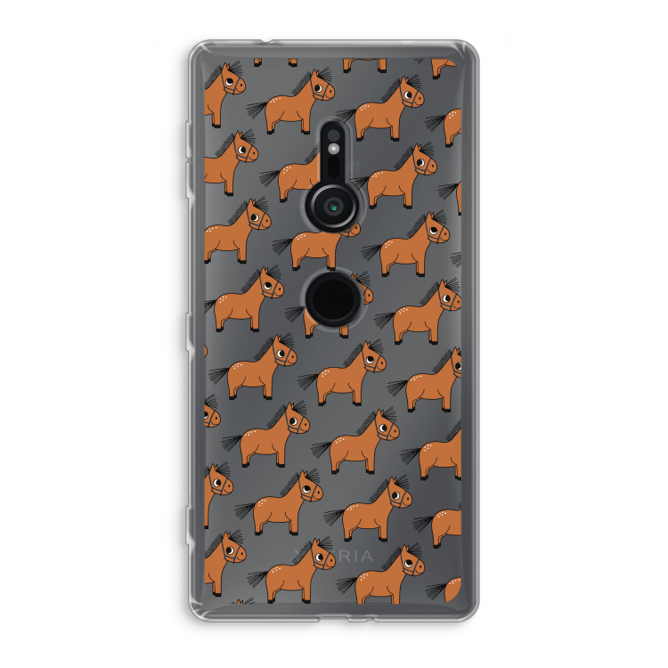 Pony: Sony Xperia XZ2 Transparant Hoesje