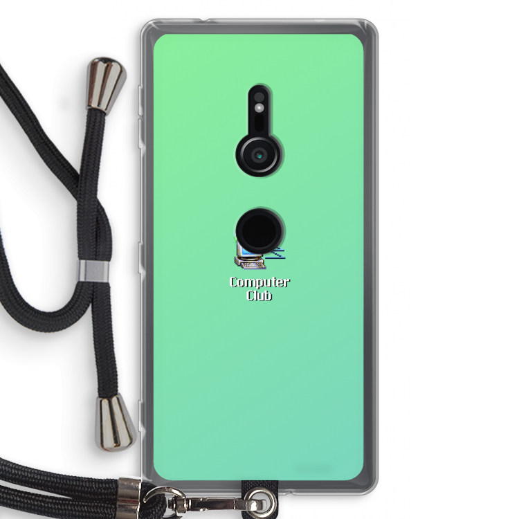 Win98: Sony Xperia XZ2 Transparant Hoesje met koord