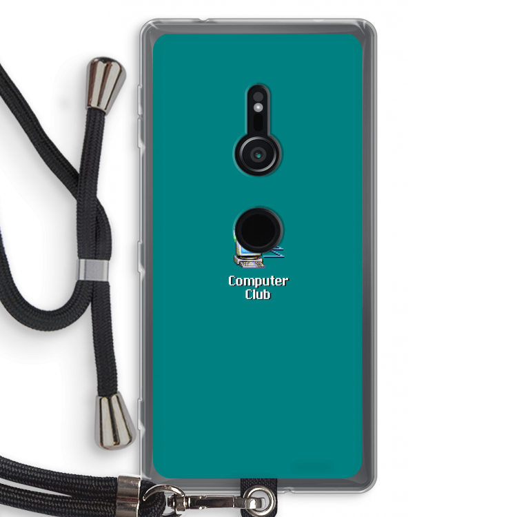 Win98: Sony Xperia XZ2 Transparant Hoesje met koord