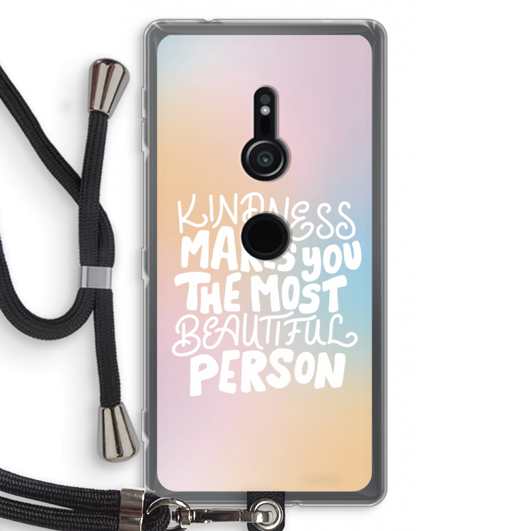 The prettiest: Sony Xperia XZ2 Transparant Hoesje met koord